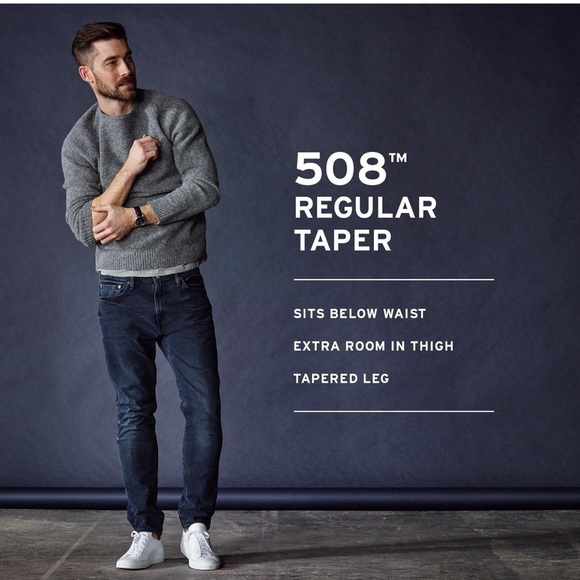Men's Levi 508 Regular Taper fit Jeans - Picture 3 of 10